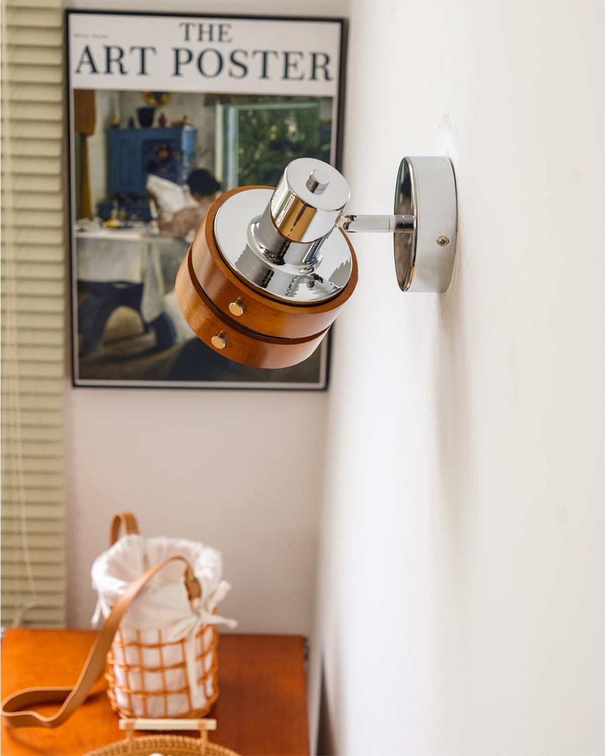 Zanorir Aplique de pared Nogal Premium Nórdico Arte
