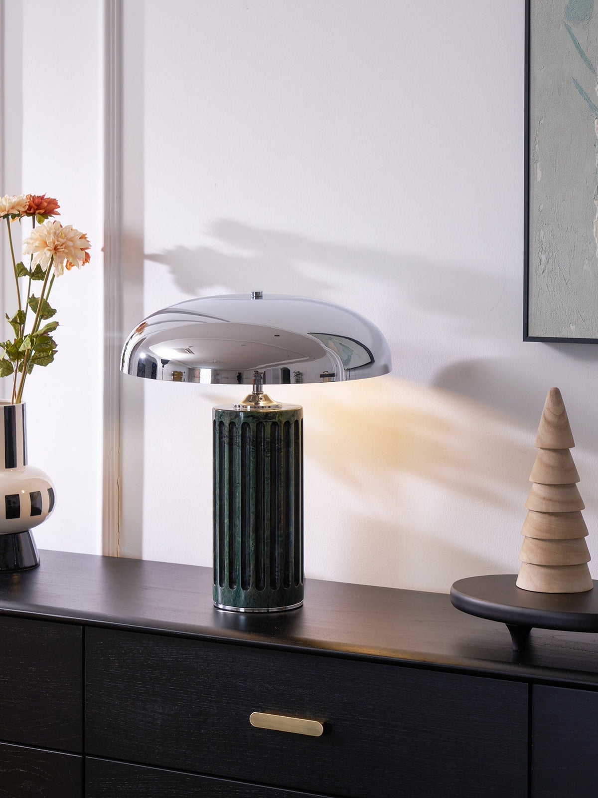 Zenith lámpara de mesa moderna de mármol