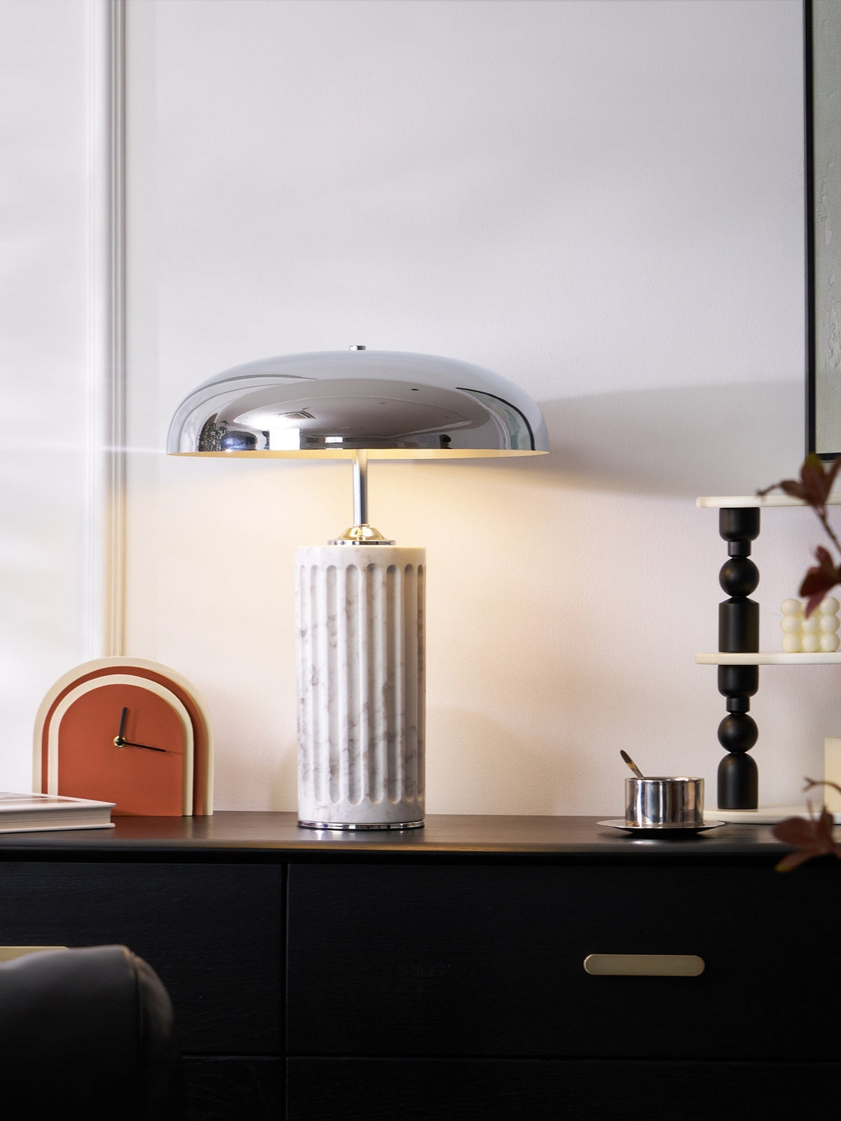 Zenith lámpara de mesa moderna de mármol