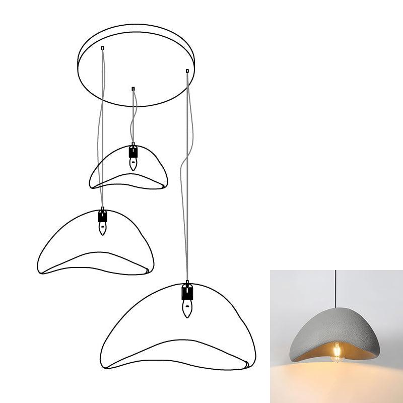 Fentor lámpara colgante blanca minimalista