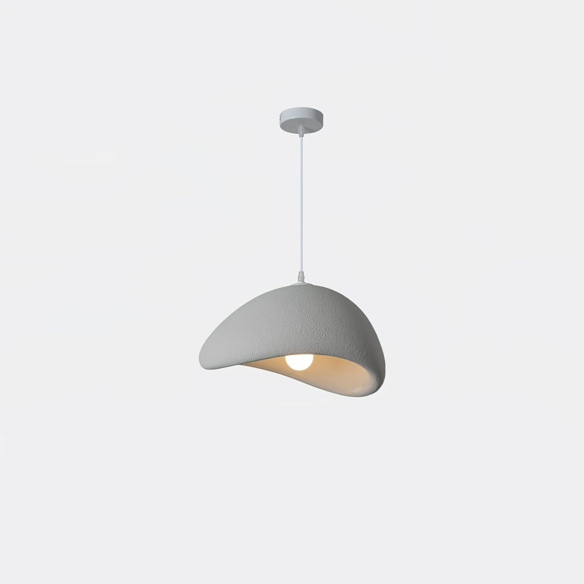 Fentor lámpara colgante blanca minimalista