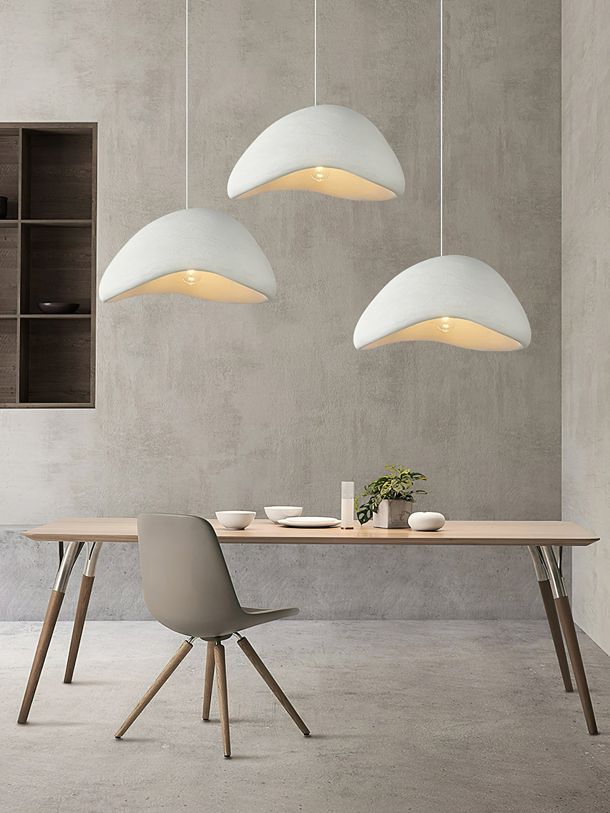 Fentor lámpara colgante blanca minimalista