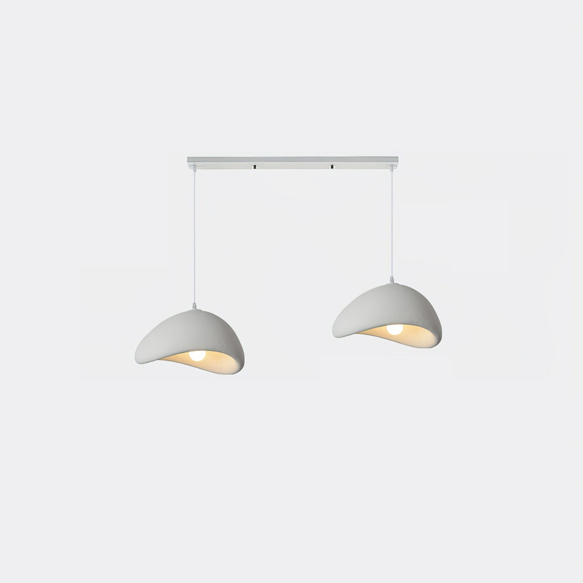 Fentor lámpara colgante blanca minimalista