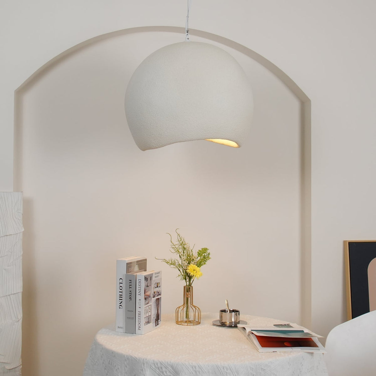 Reloza lámpara colgante moderna minimalista de resina