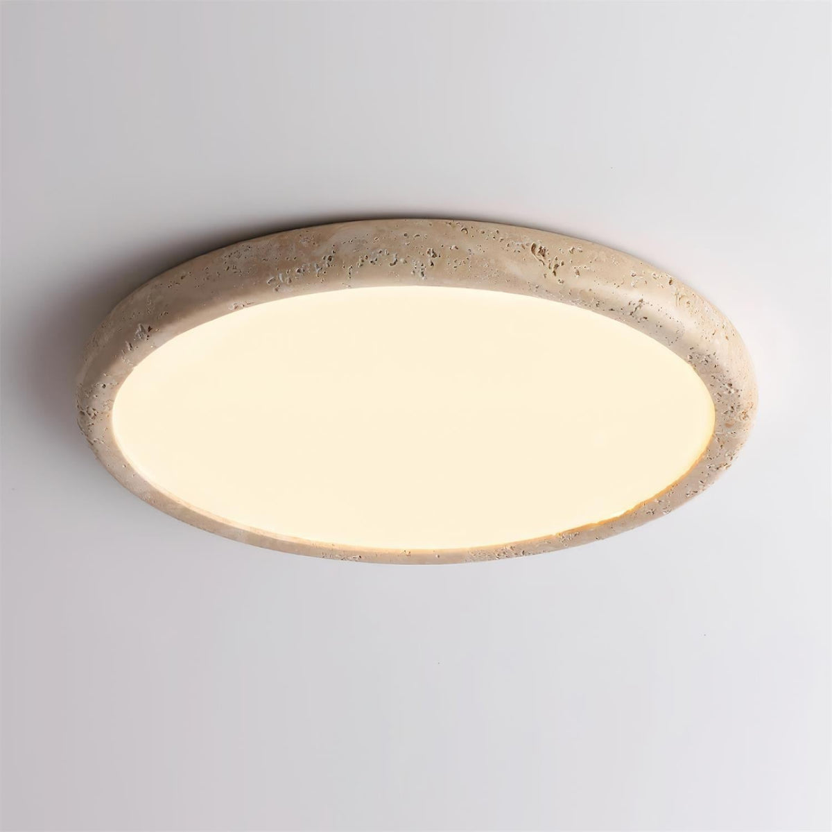 Lunaro Lámpara de Techo Minimalista de Travertino