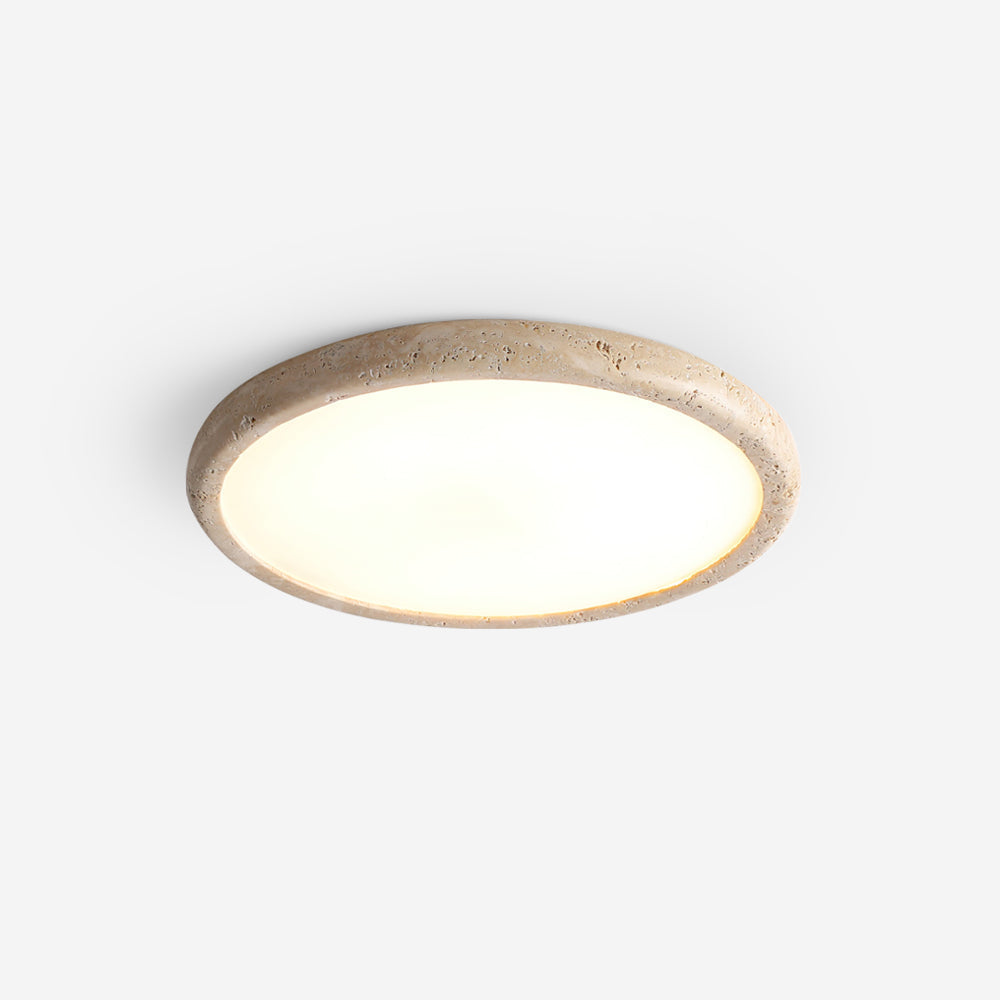 Lunaro Lámpara de Techo Minimalista de Travertino