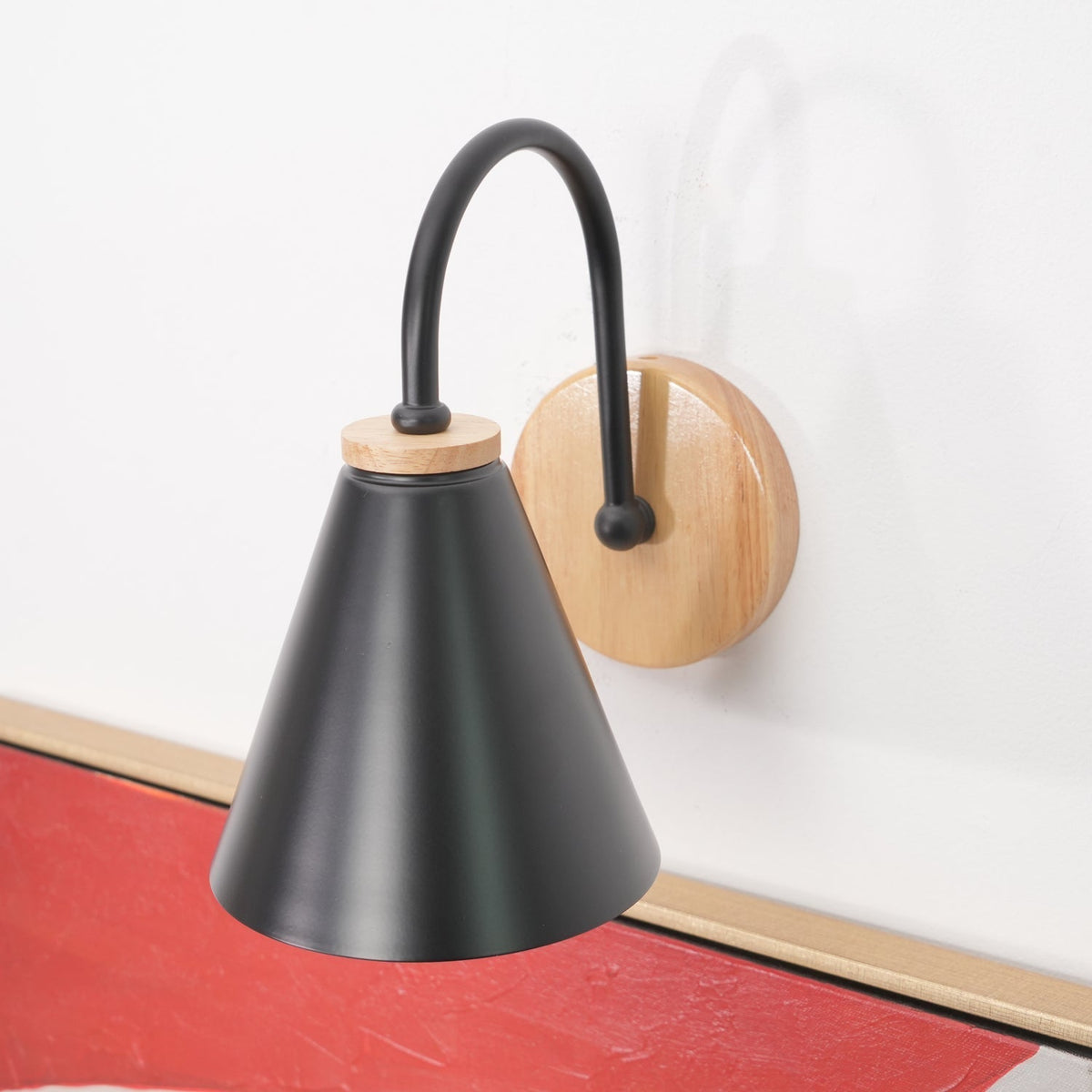 Rinorielle aplique de pared clásico único en madera