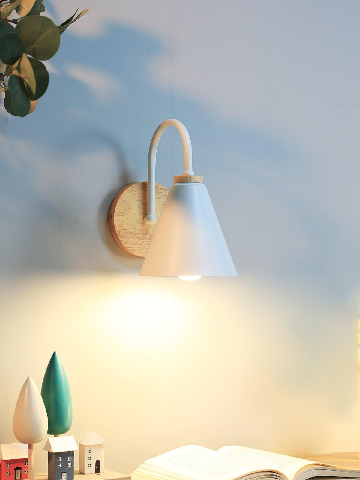 Rinorielle aplique de pared clásico único en madera