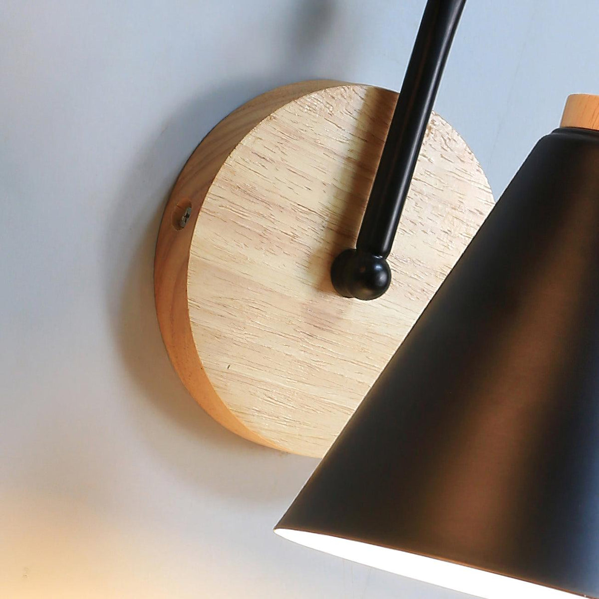 Rinorielle aplique de pared clásico único en madera