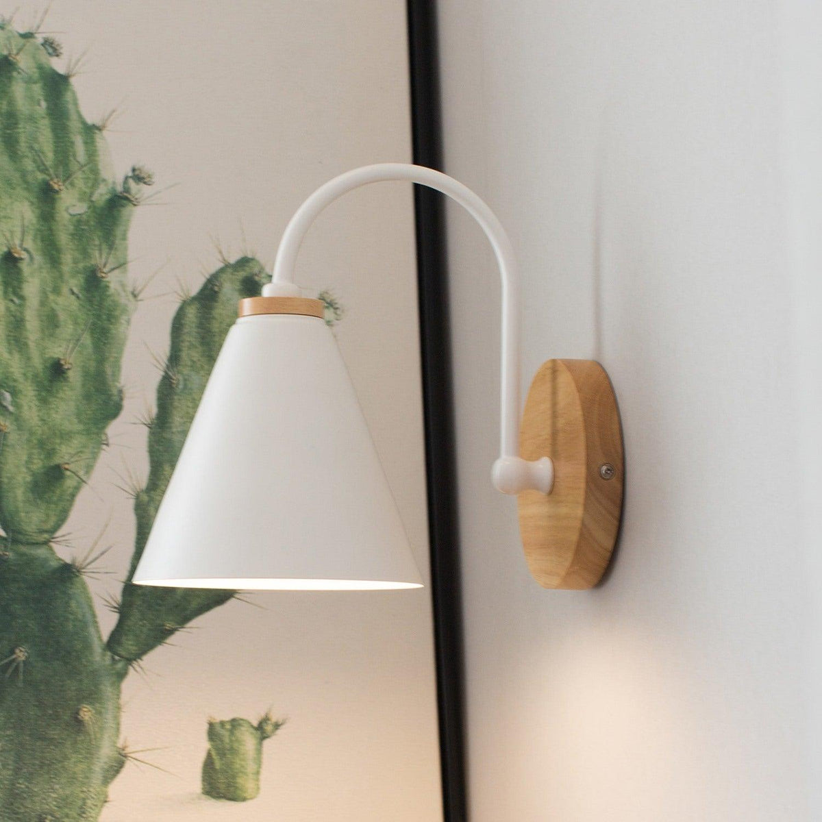 Rinorielle aplique de pared clásico único en madera