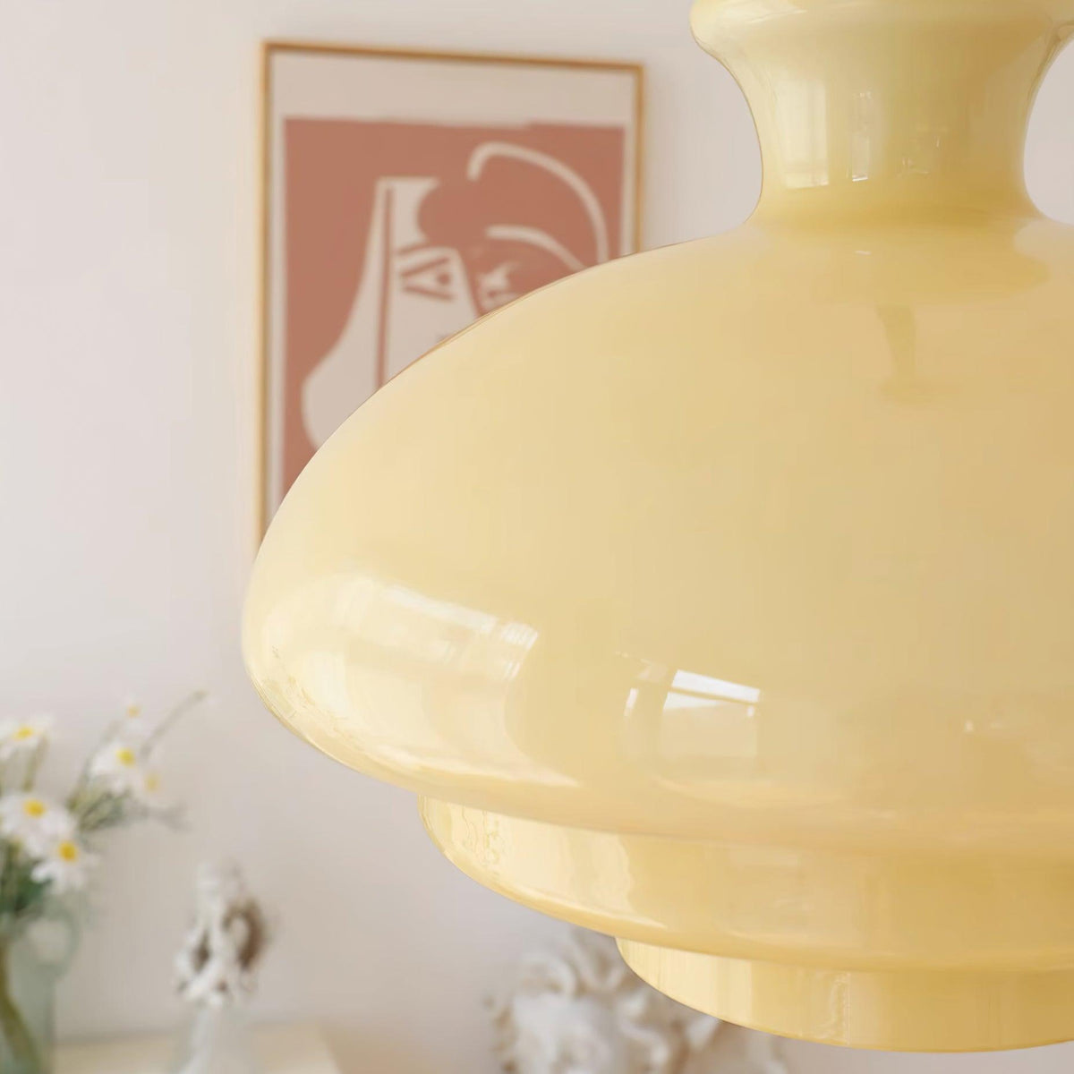 Sunbeam lámpara colgante moderna de vidrio