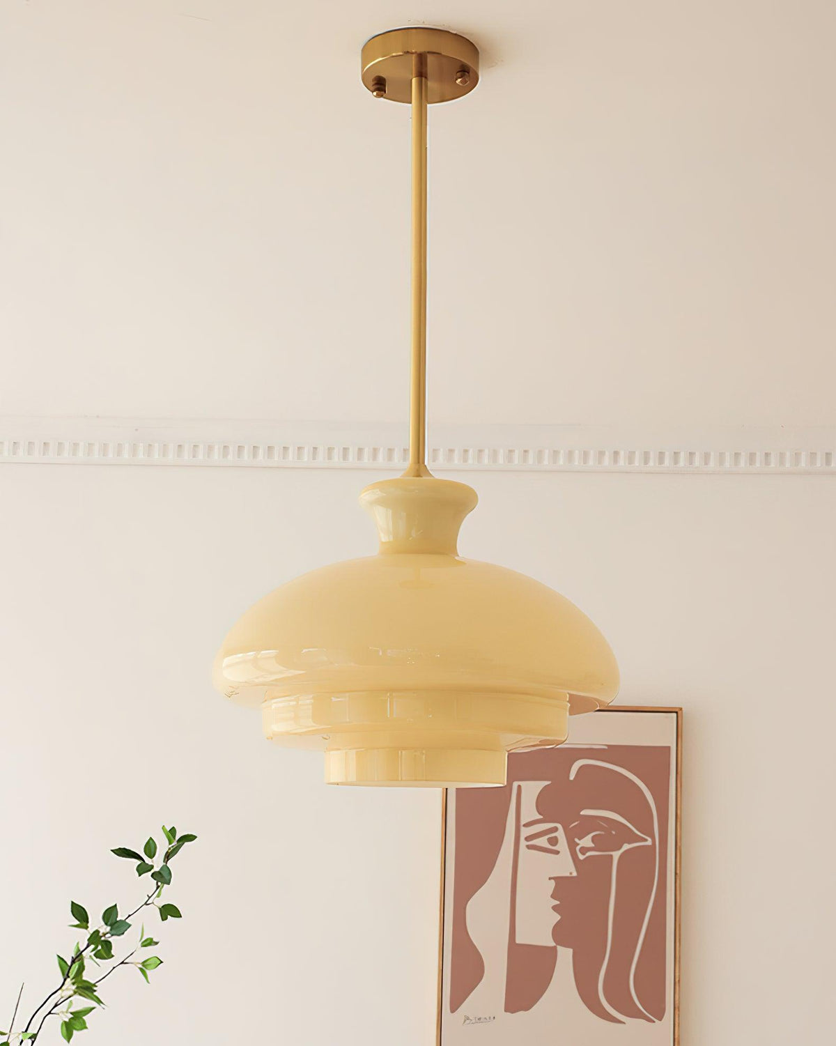 Sunbeam lámpara colgante moderna de vidrio