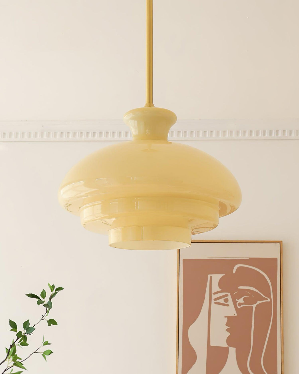 Sunbeam lámpara colgante moderna de vidrio