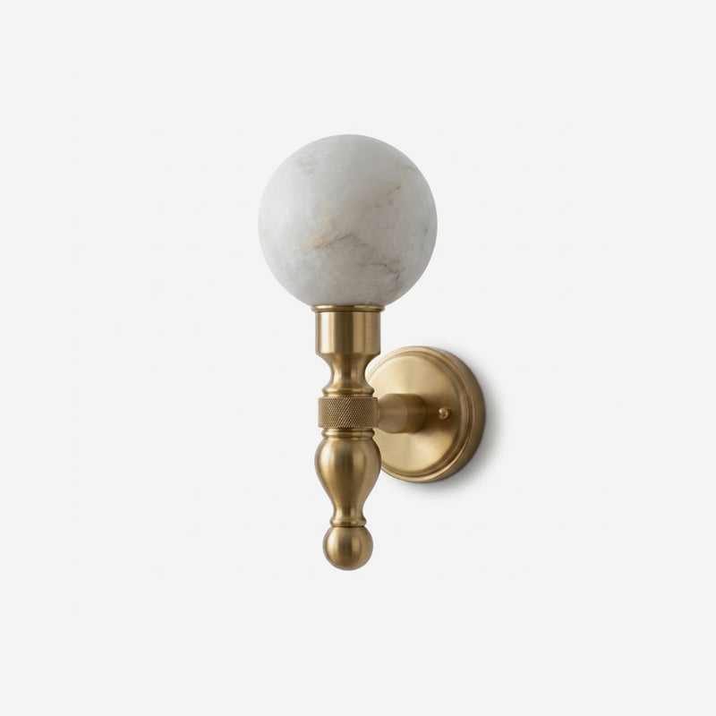 Aplique de pared de alabastro Ormondwick