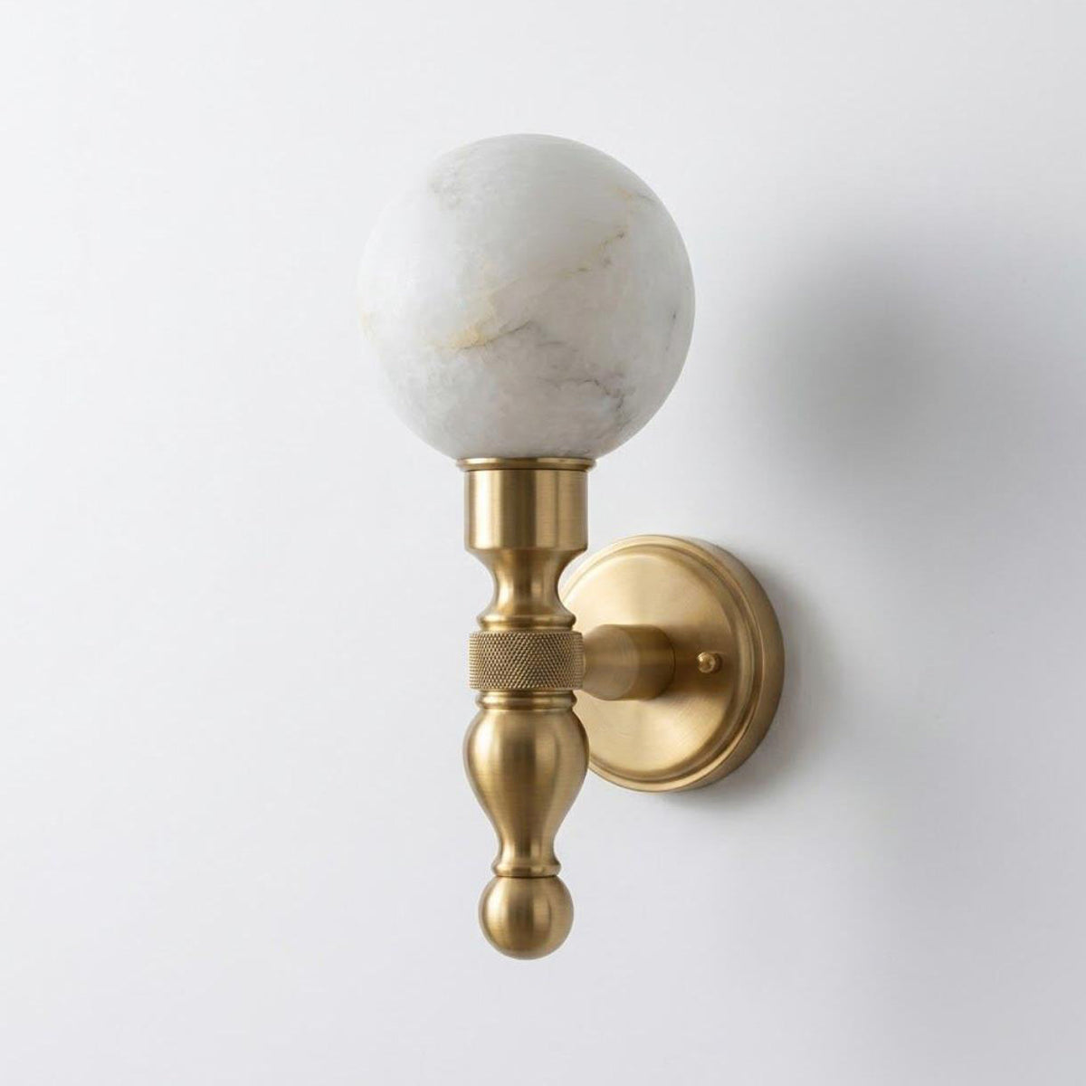 Aplique de pared de alabastro Ormondwick