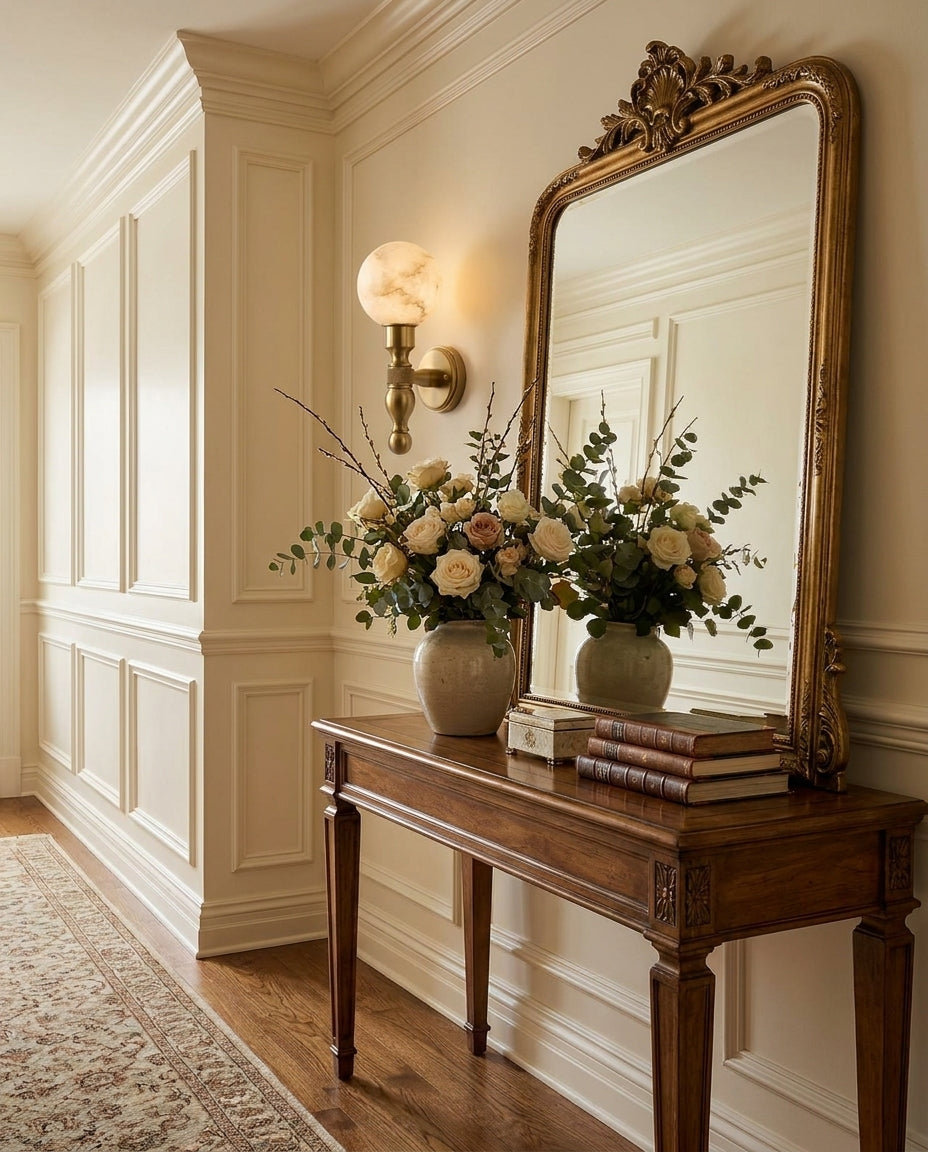 Aplique de pared de alabastro Ormondwick