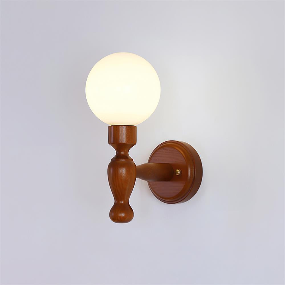 Orbel aplique de pared Mapleleaf de madera