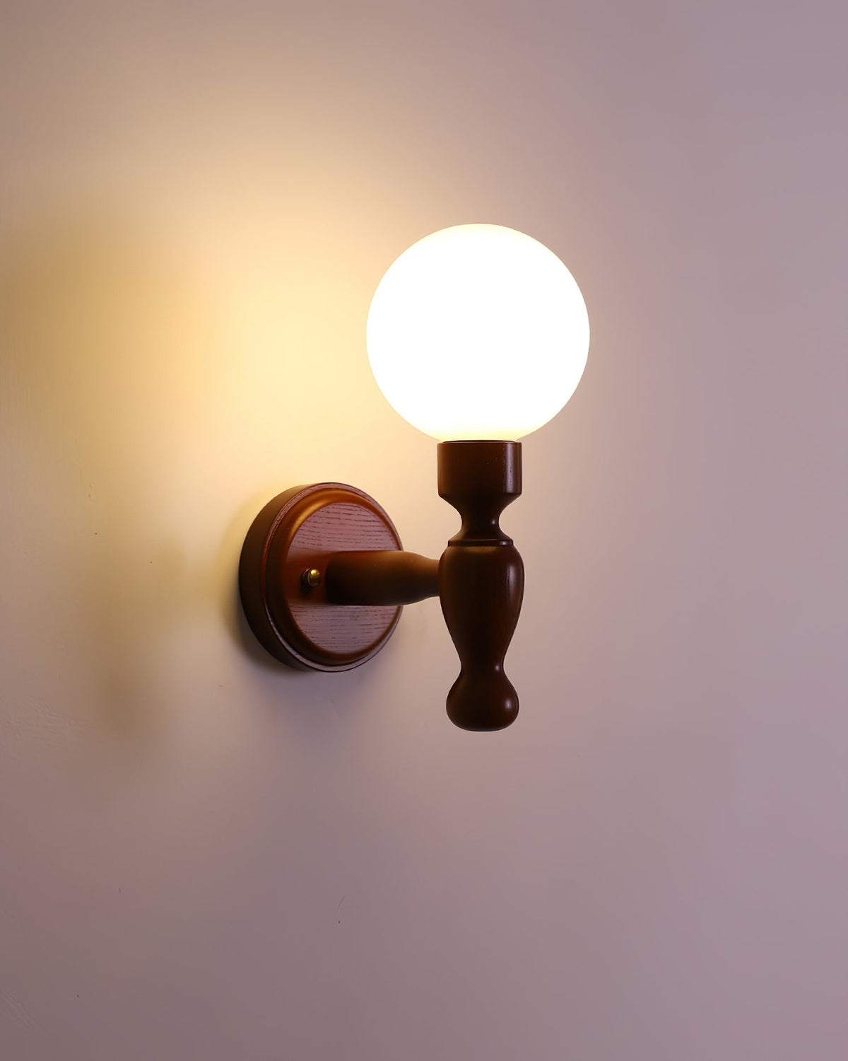 Orbel aplique de pared Mapleleaf de madera