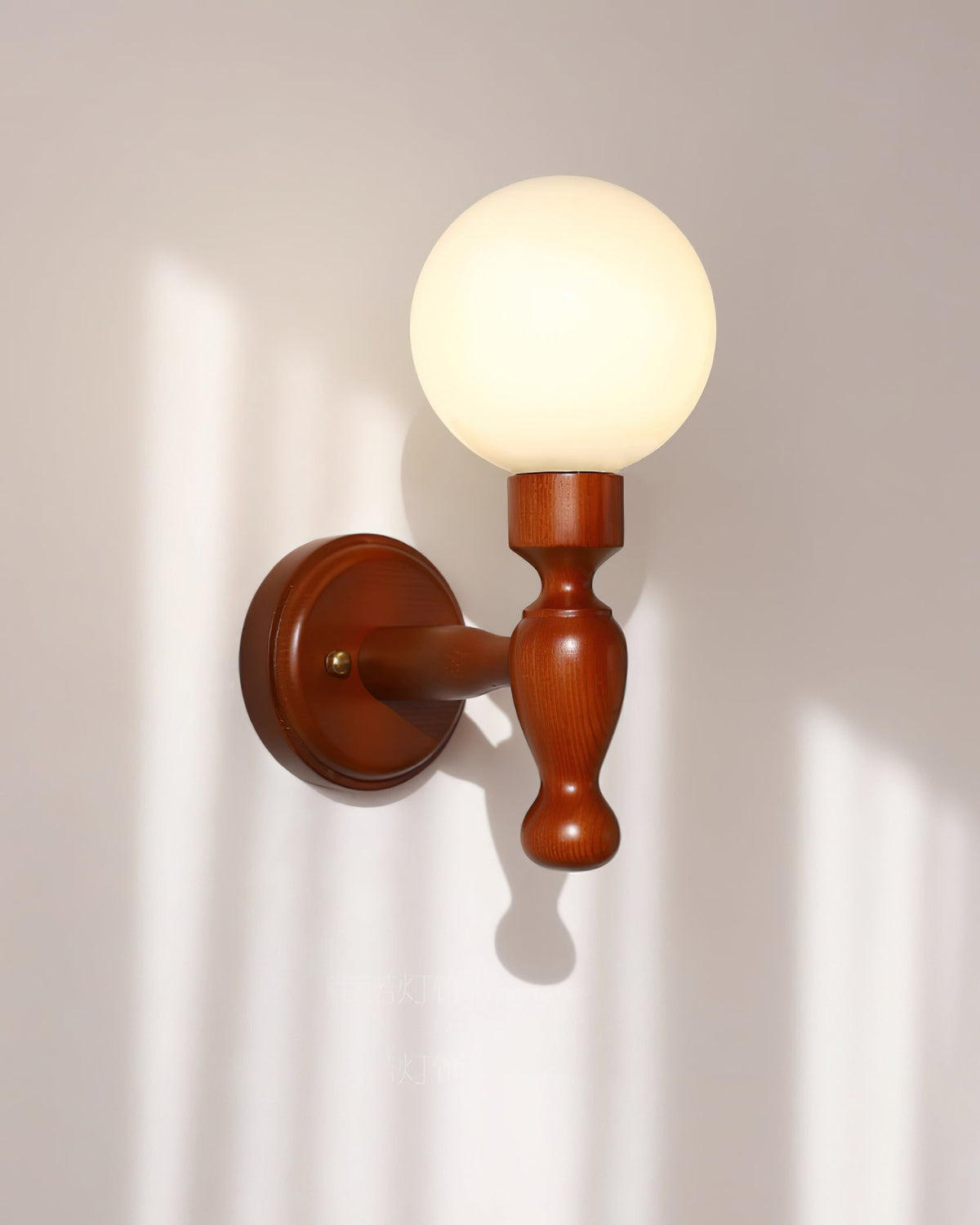 Orbel aplique de pared Mapleleaf de madera