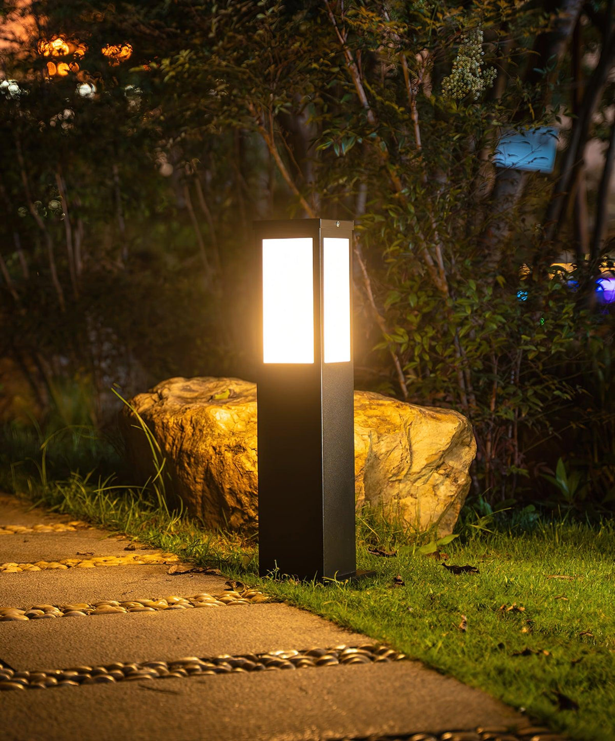 Aspren Bollard luminaria exterior solar