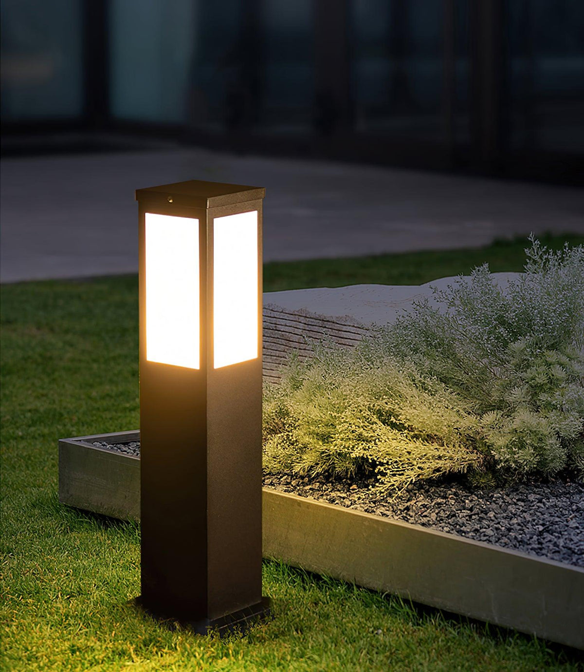 Aspren Bollard luminaria exterior solar