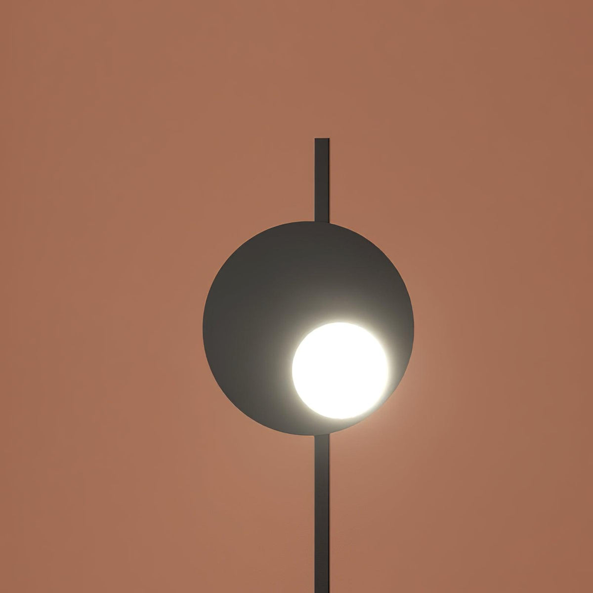 Vibe lámpara de pie minimalista de vidrio