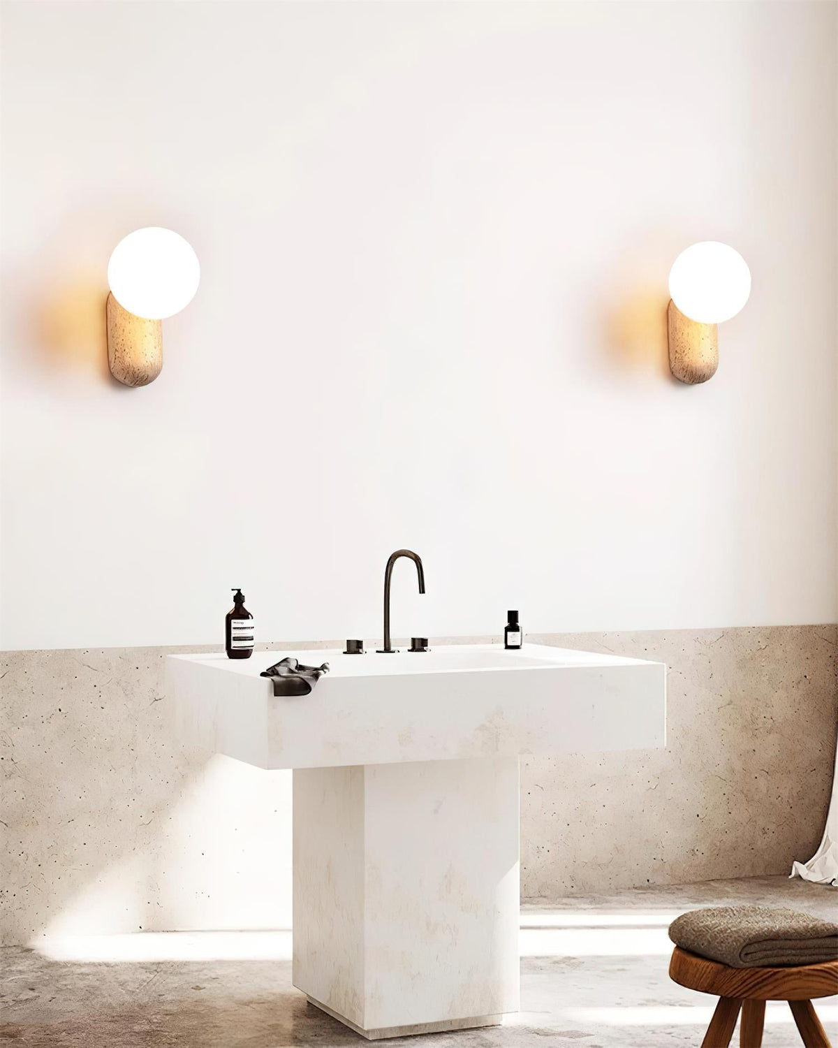 Tavelaria aplique de pared travertino Serenity Orgánico