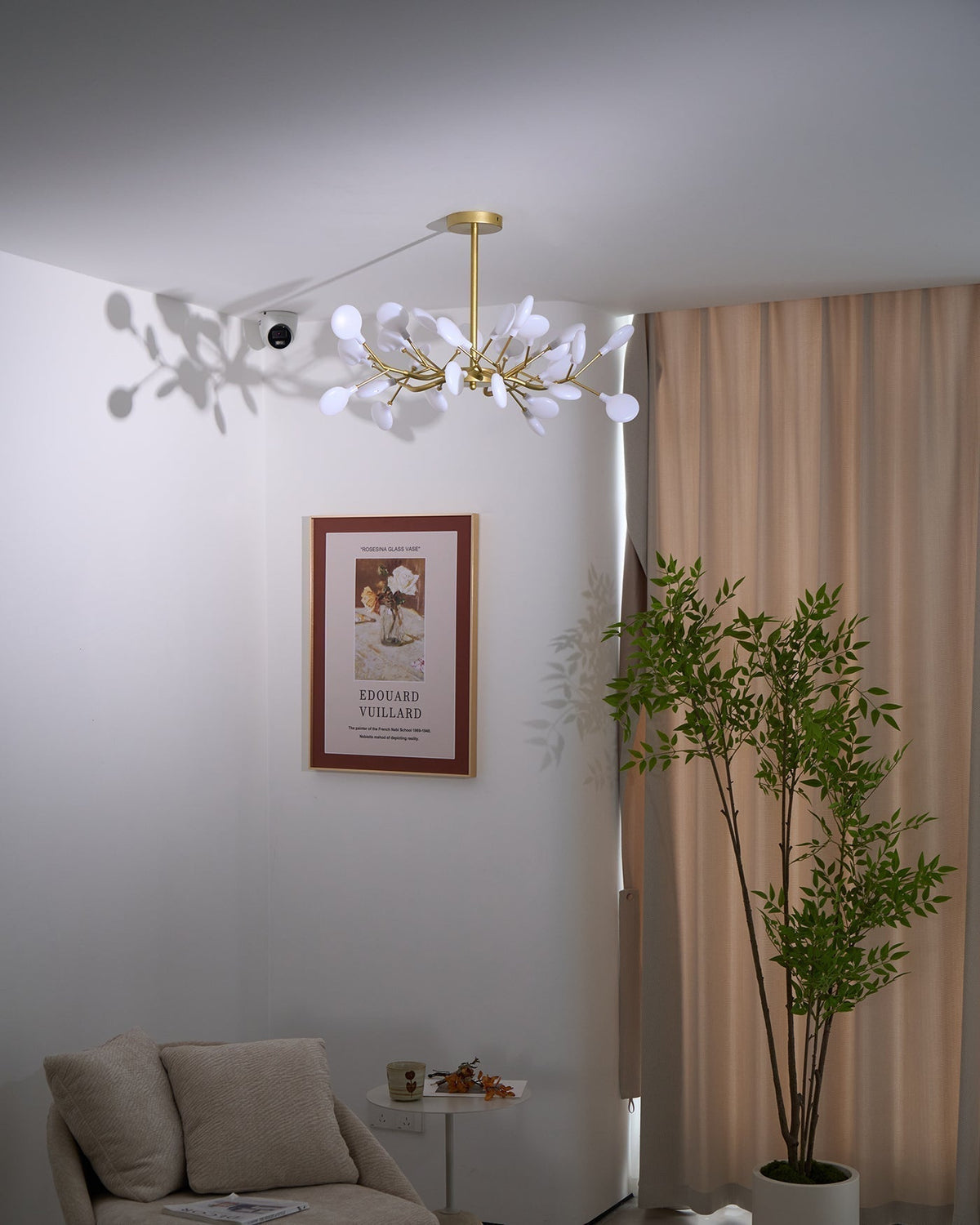 Lustra Lámpara de Araña de Metal de Lujo