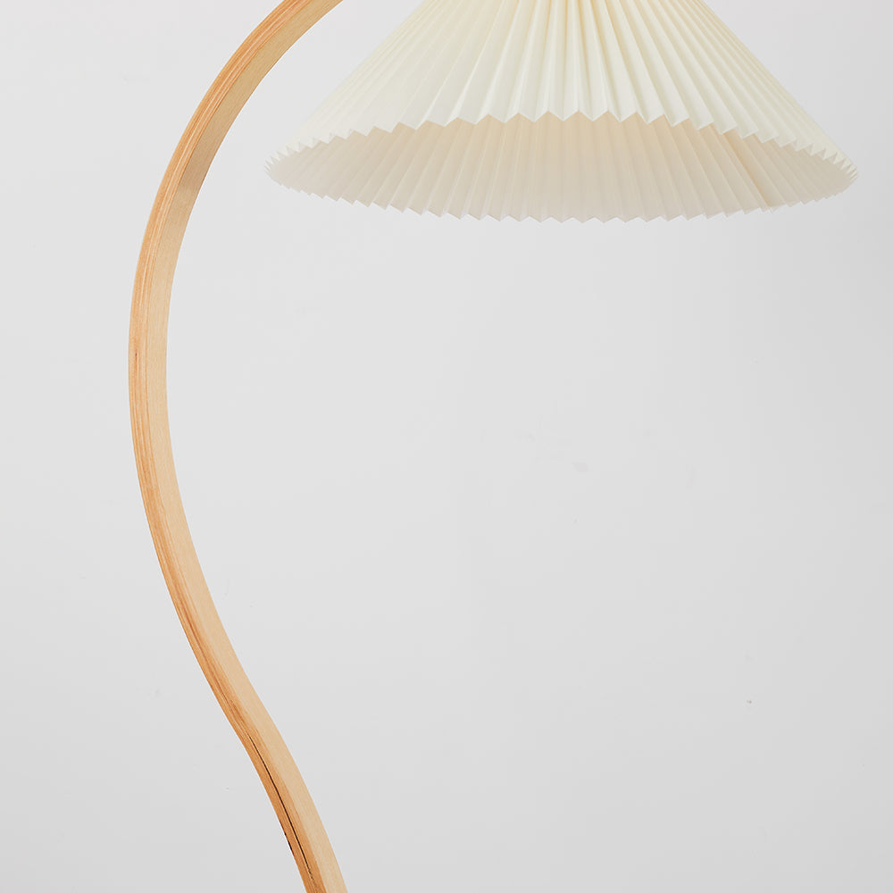 Muto Moderno Geométrico Metal LED Lámpara de Pie Blanco/Beige/Café