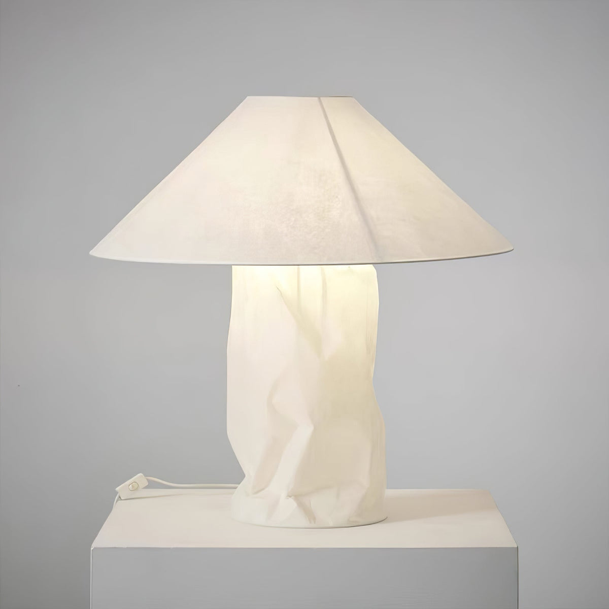 Lalemu lámpara de mesa artística de papel