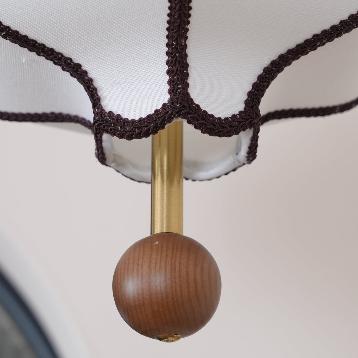Miralielle lámpara colgante estilo farol de tejido para sala de estar