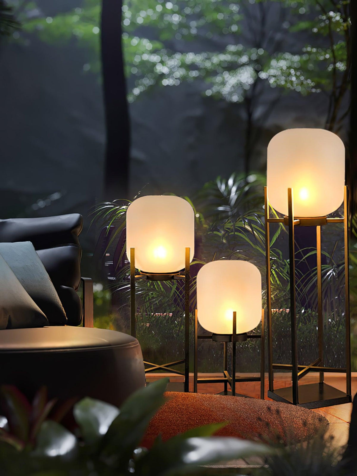 Hedi lámpara de pie minimalista
