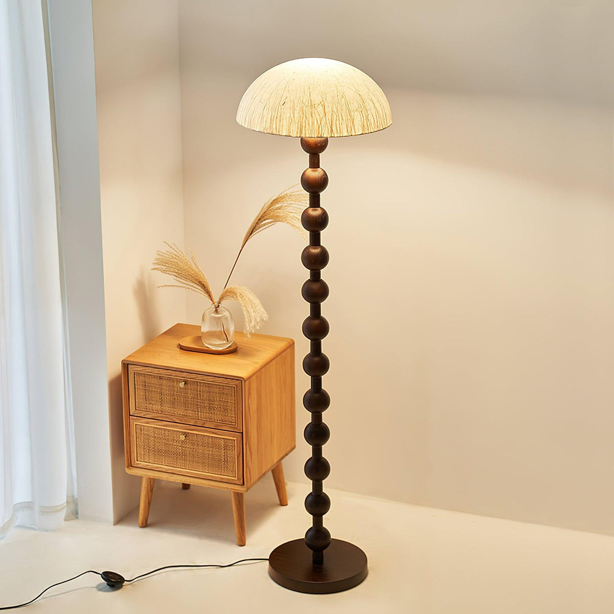 Lyliril lámpara de pie de madera