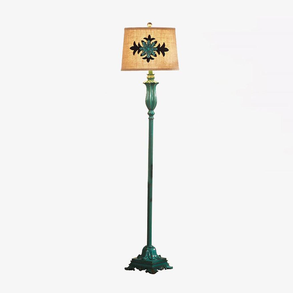 Lucirina Vintage lámpara de pie de resina