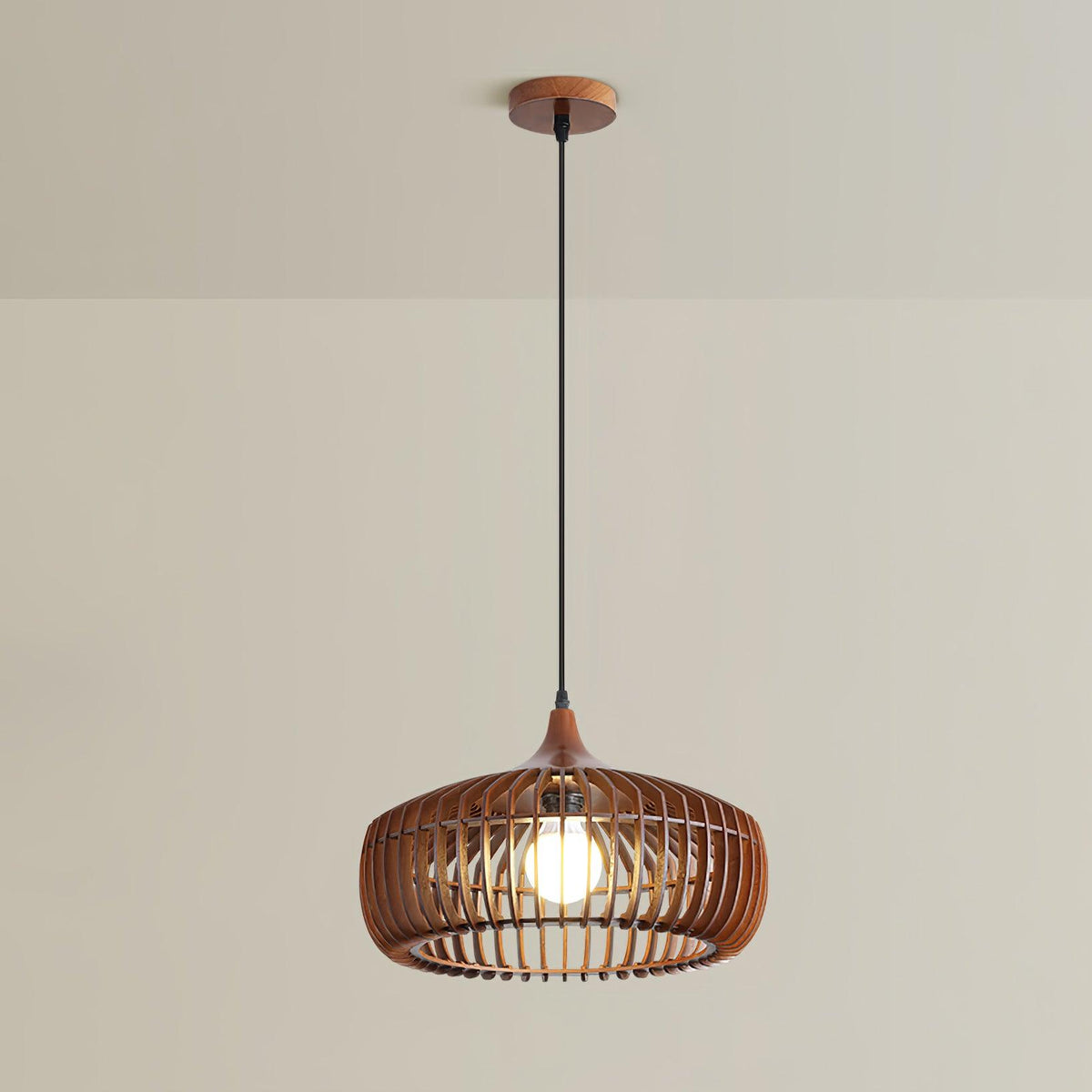 Lixu lámpara colgante de madera