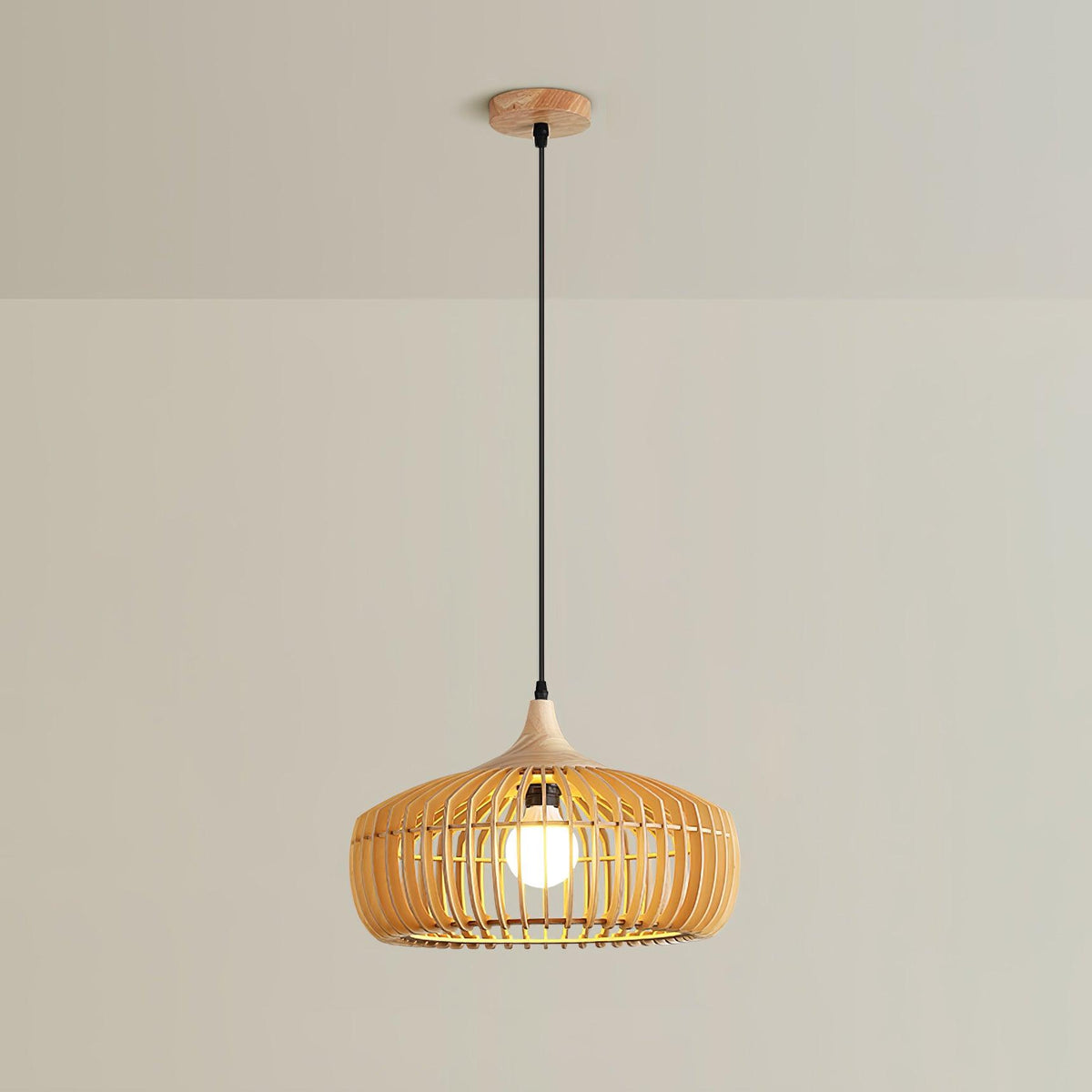 Lixu lámpara colgante de madera