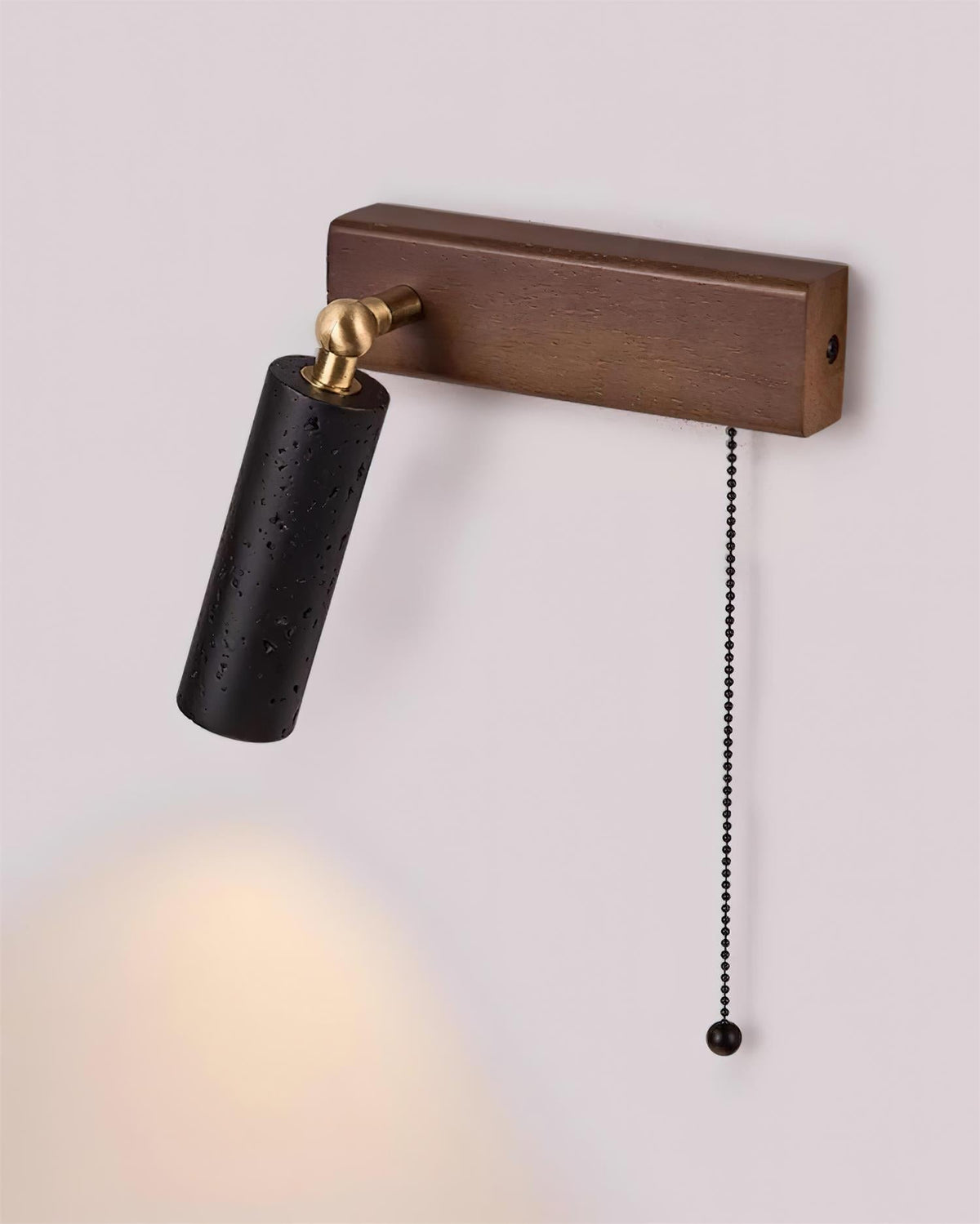 Dravyn aplique de pared negro travertino