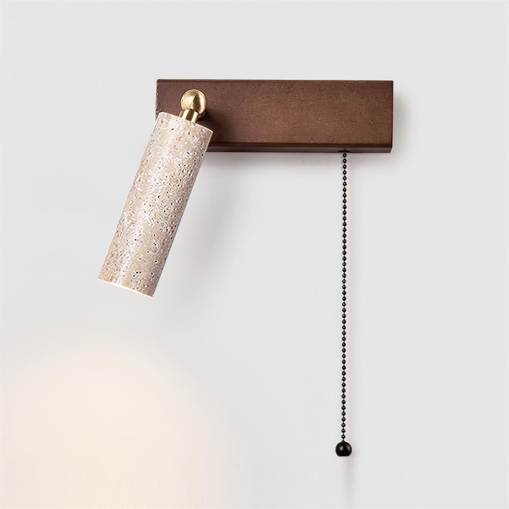 Dravyn aplique de pared negro travertino