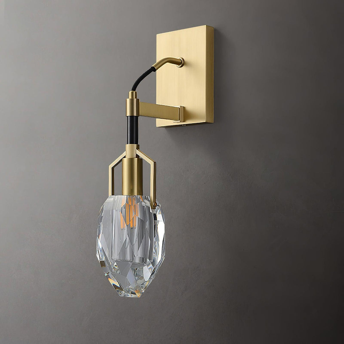 Isera aplique de pared Premium nórdico Art de cristal