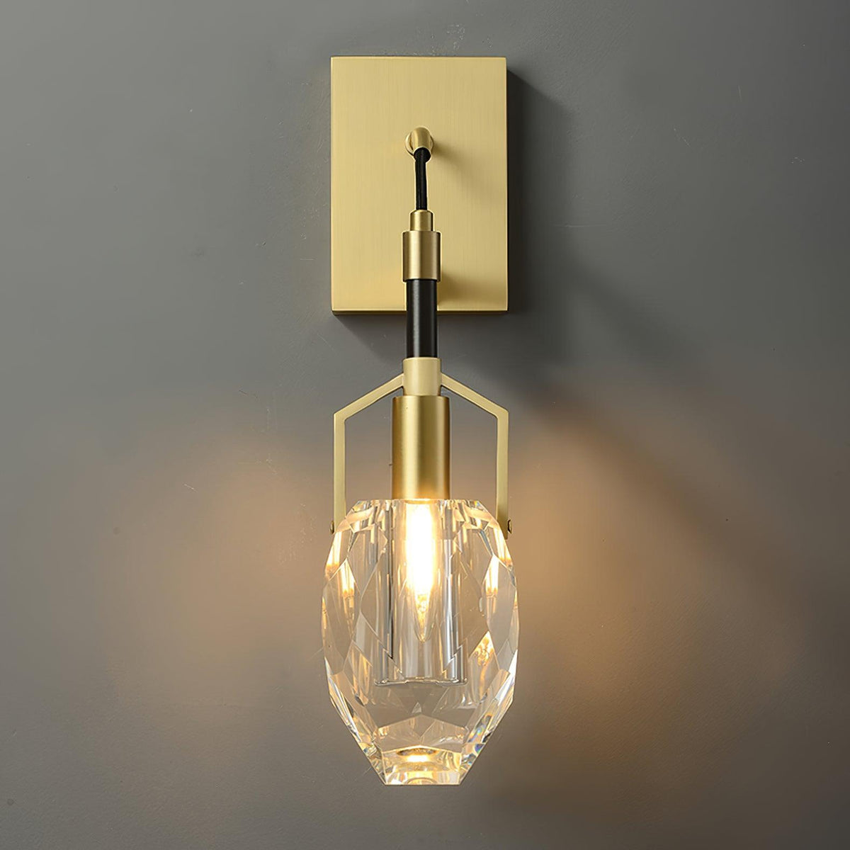 Isera aplique de pared Premium nórdico Art de cristal
