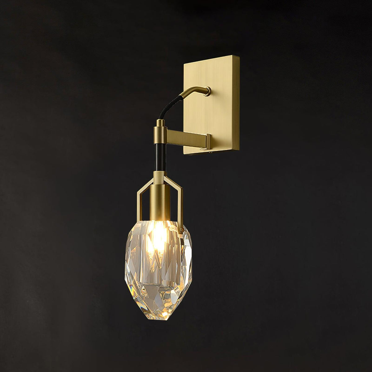 Isera aplique de pared Premium nórdico Art de cristal