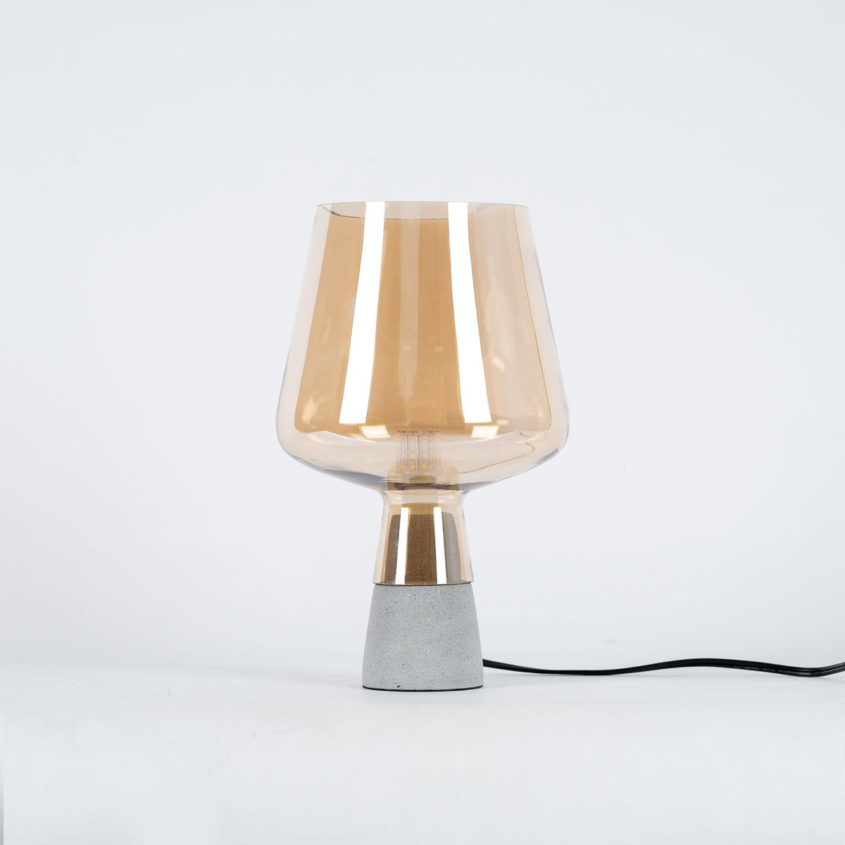 Elairella lámpara de mesa minimalista en cemento
