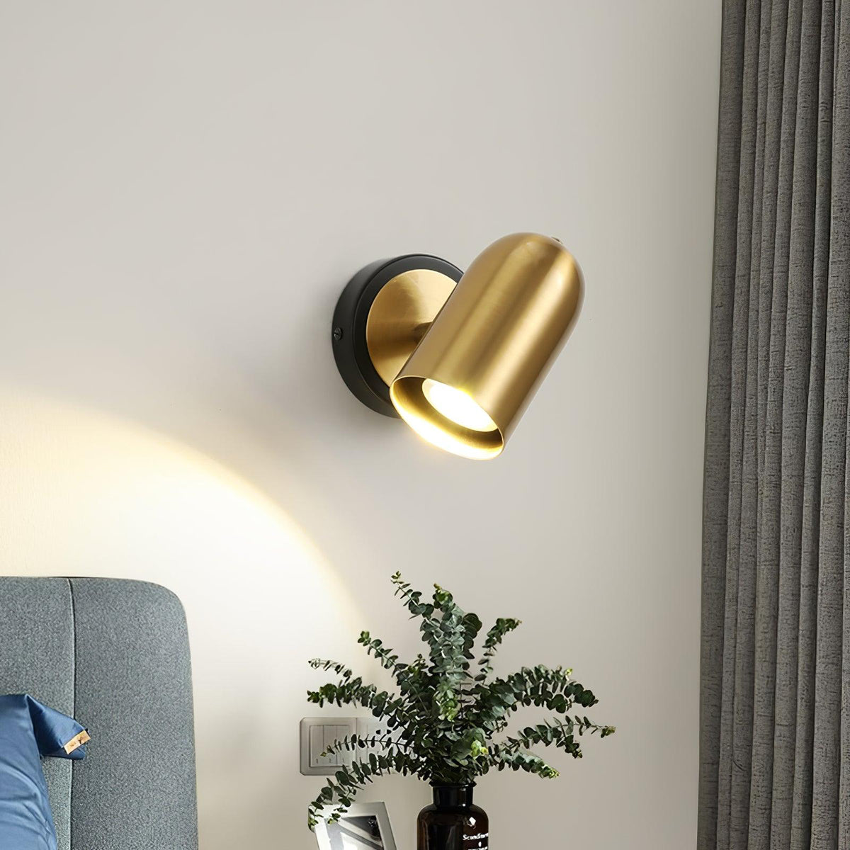 Oriaira aplique de pared moderno minimalista dorado