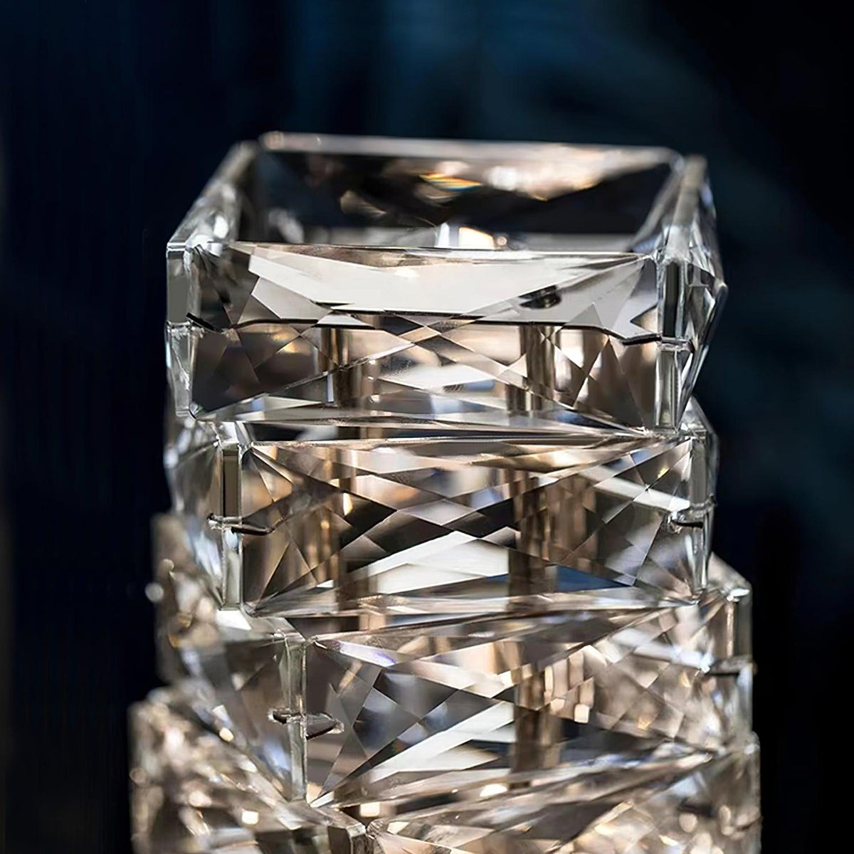 Crysta lámpara colgante de lujo con cristal