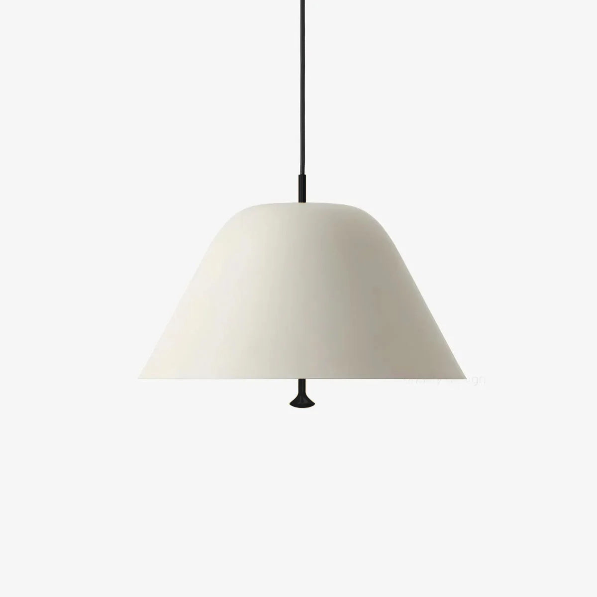 Lámpara colgante moderna de metal en verde y blanco minimalista
