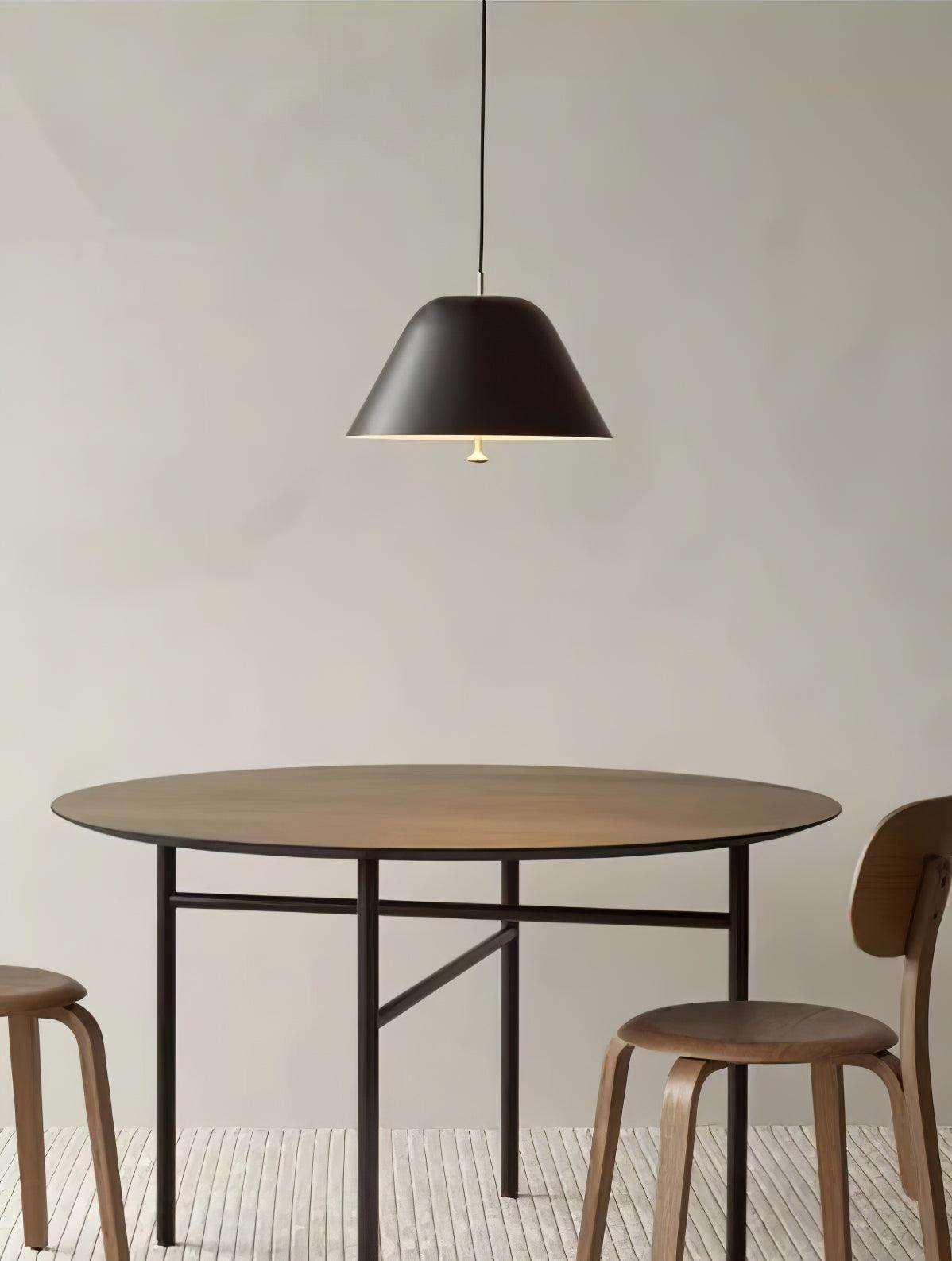 Evir lámpara colgante en vidrio, latón y estilo minimalista