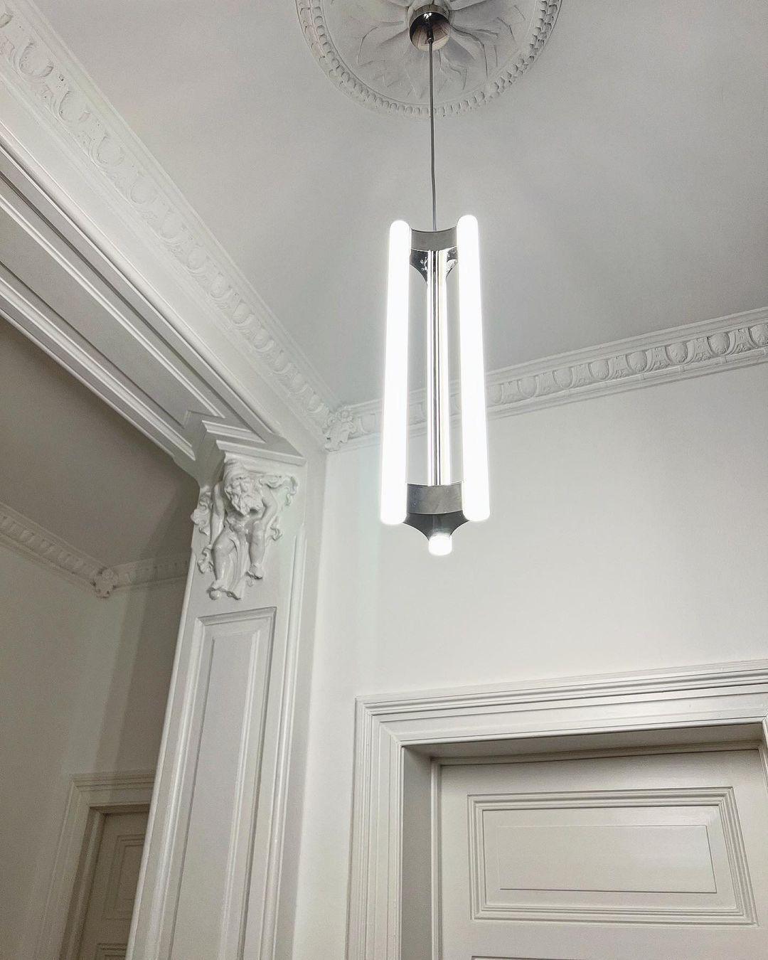 Calinise lámpara colgante minimalista cilíndrica