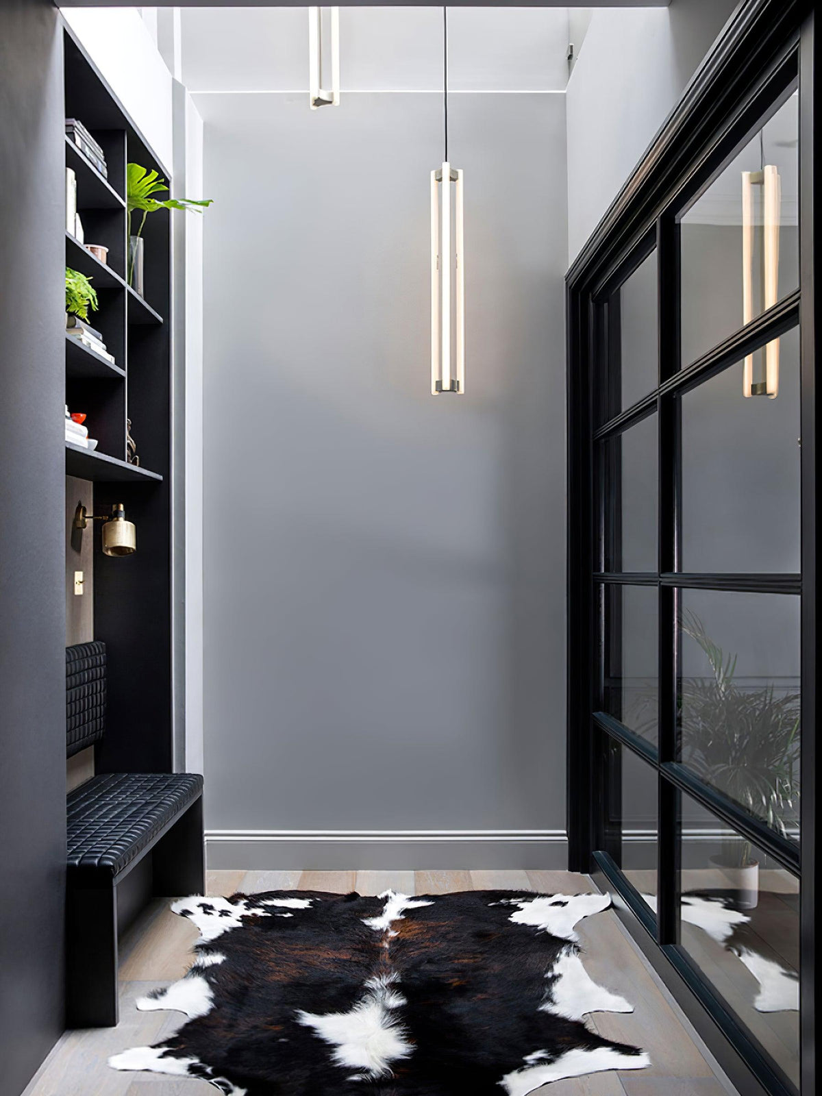 Calinise lámpara colgante minimalista cilíndrica