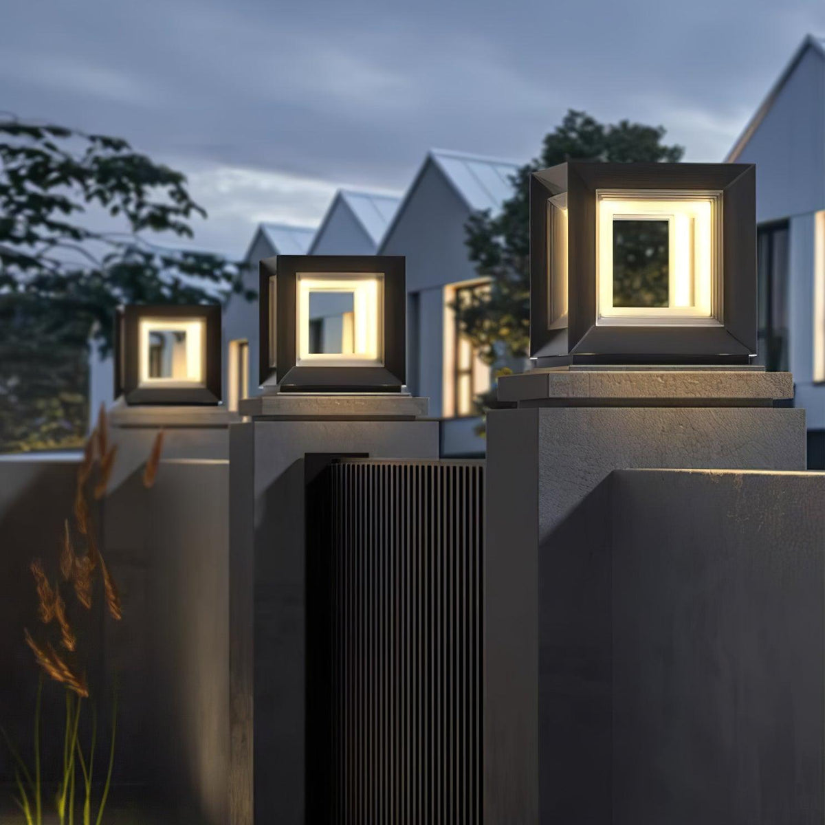 Lewis luminaria exterior moderna
