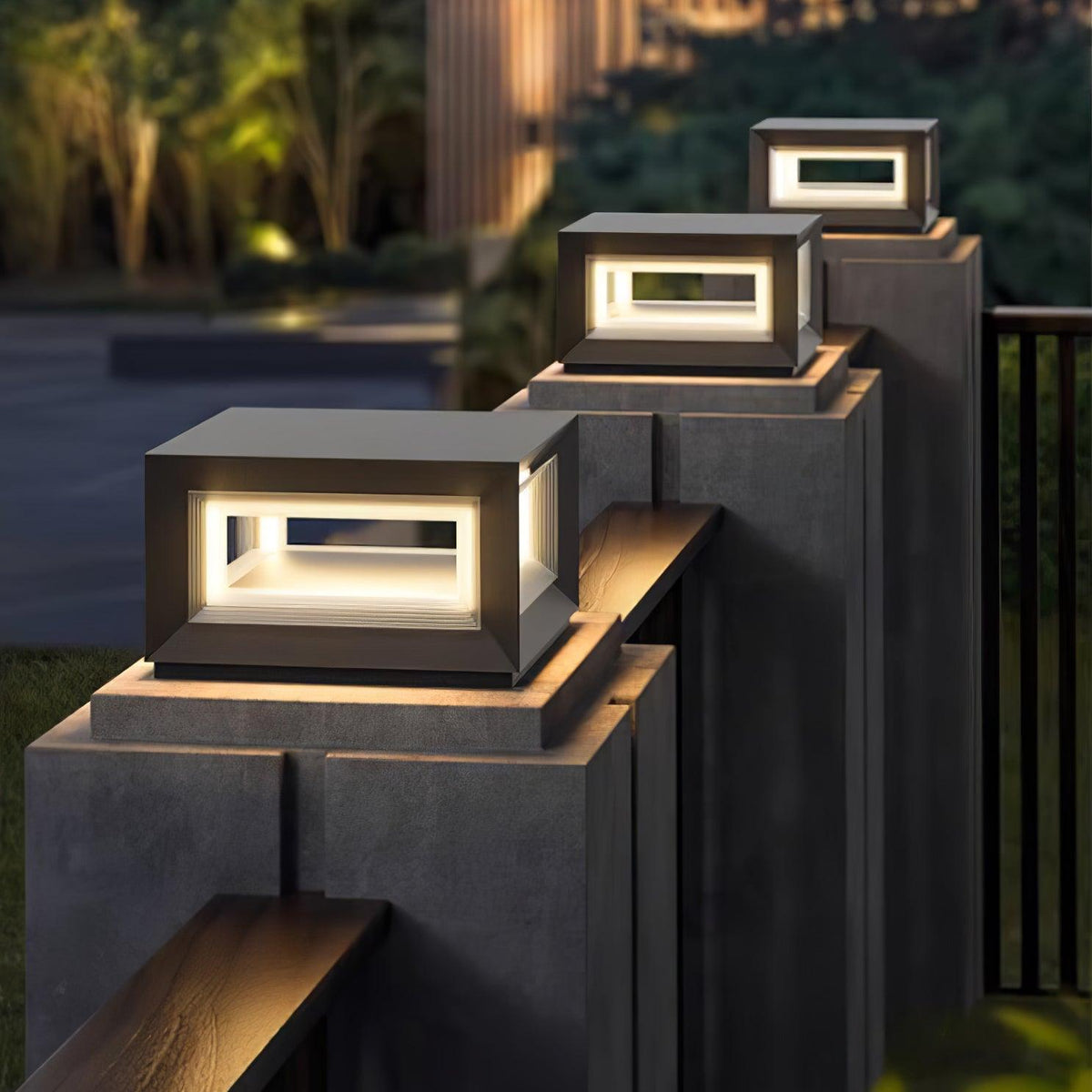 Lewis luminaria exterior moderna